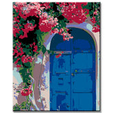 Painting by numbers Greece Santorini